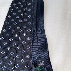 Black,Blue,White Geometric Pattern by Tommy Hilfiger